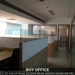 Digital directory signage board in a Mohan Estate office lobby