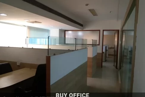 Digital directory signage board in a Mohan Estate office lobby