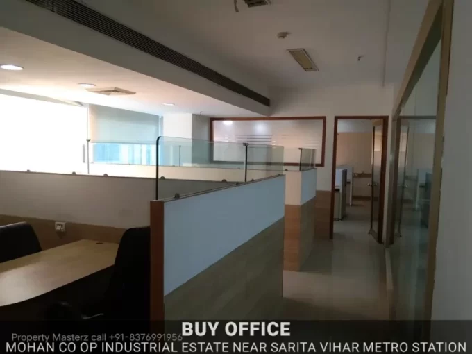 Digital directory signage board in a Mohan Estate office lobby