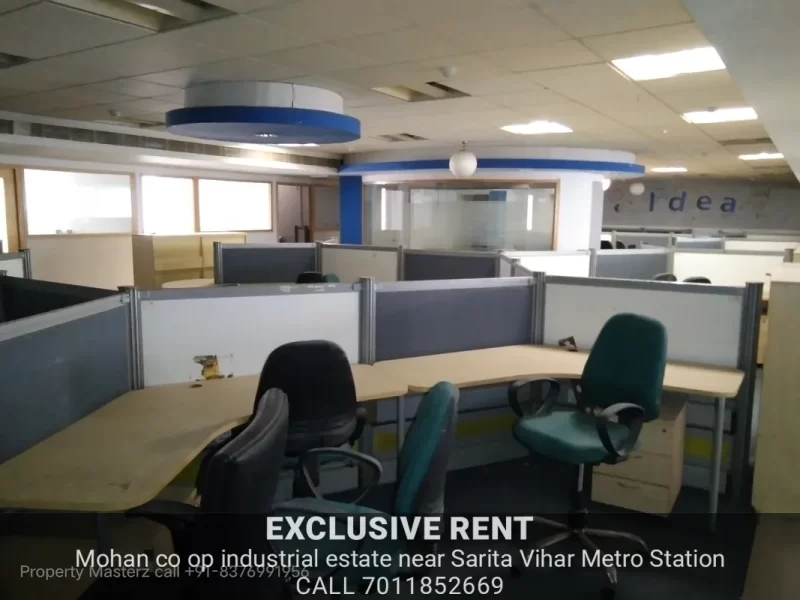 Wide internal roads for office access in Mohan Cooperative